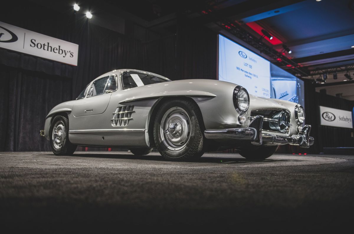 1955 Mercedes-Benz 300 SL Gullwing offered at RM Sotheby’s Arizona live auction 2020